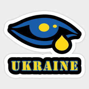 UKRAINE Is Crying Sticker